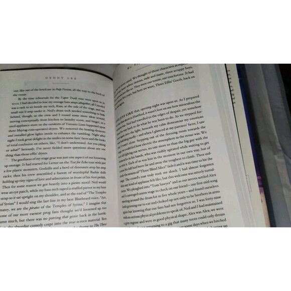 GEDDY LEE book MY EFFIN' LIFE hardcover w/ dust jacket rush first edition - Picture 8 of 8